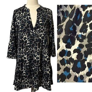 Wishlist Apparel Dress Swing Tunic V Neck Bell Sleeves Flowy Medium